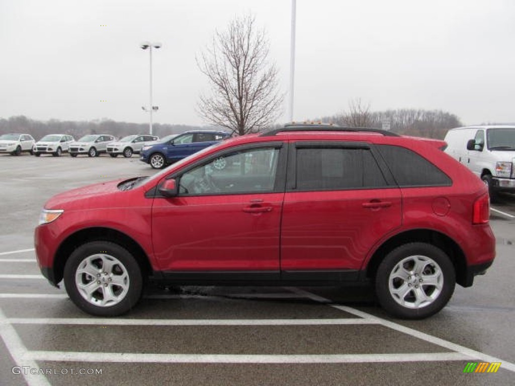 Red Candy Metallic 2012 Ford Edge SEL AWD Exterior Photo #74006895