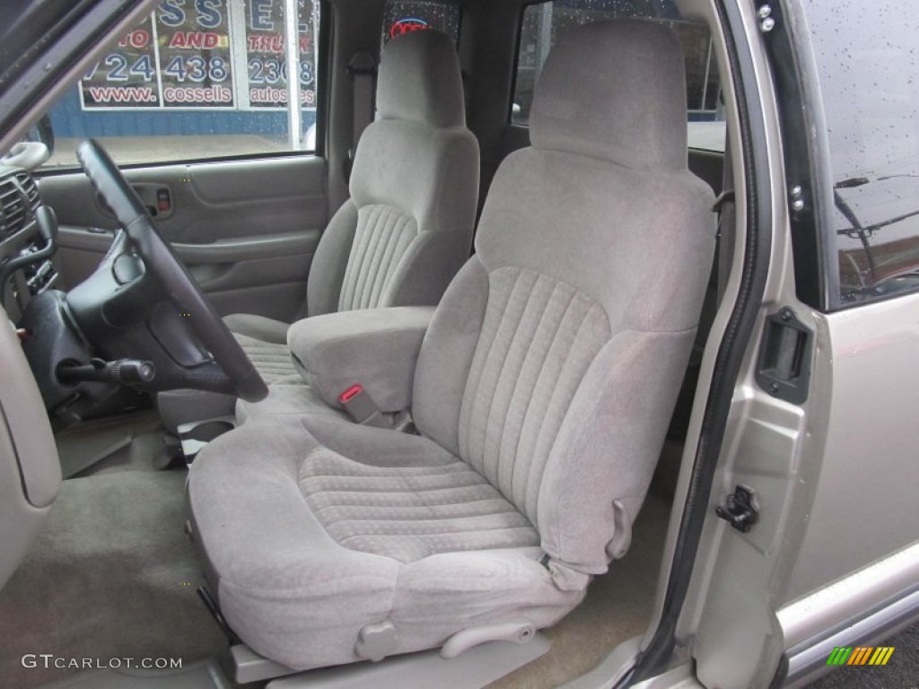 2002 S10 LS Extended Cab 4x4 - Light Pewter Metallic / Medium Gray photo #9