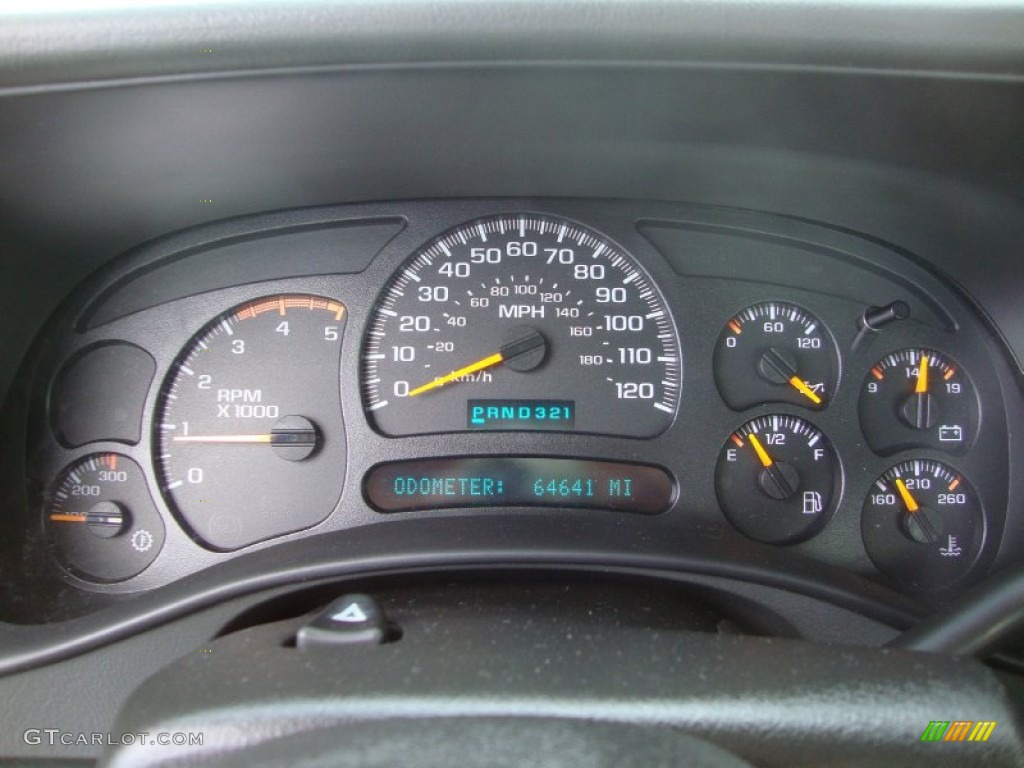 2005 Chevrolet Silverado 2500HD LS Extended Cab Gauges Photo #74008320