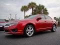 Red Candy Metallic 2012 Ford Fusion SE Exterior