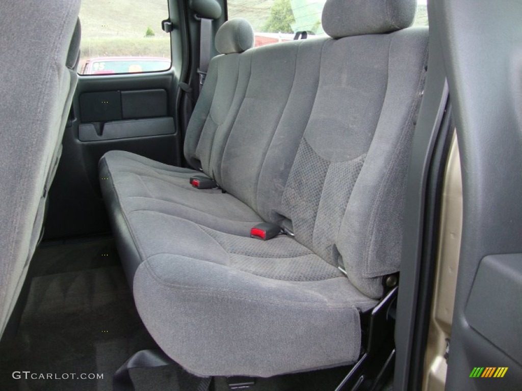 2005 Chevrolet Silverado 2500HD LS Extended Cab Rear Seat Photo #74008578