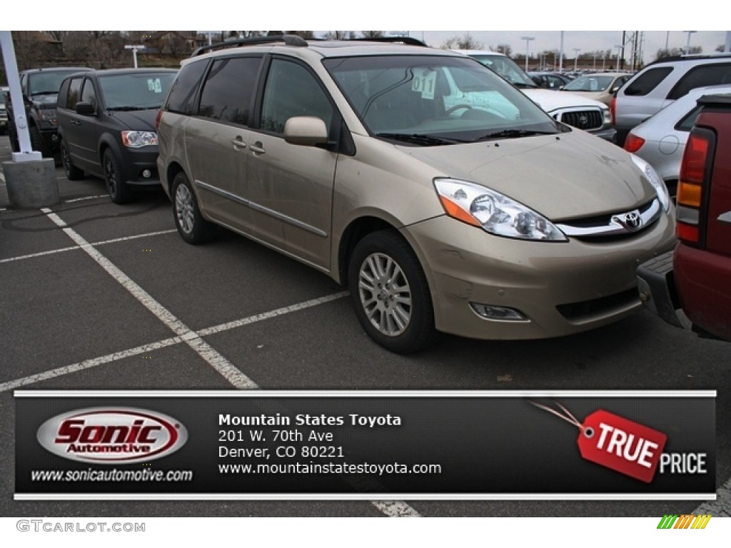2009 Sienna Limited AWD - Desert Sand Mica / Taupe photo #1