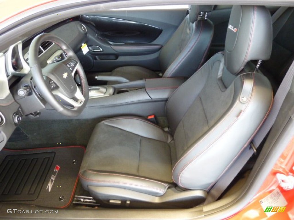 Black Interior 2013 Chevrolet Camaro ZL1 Photo #74009240