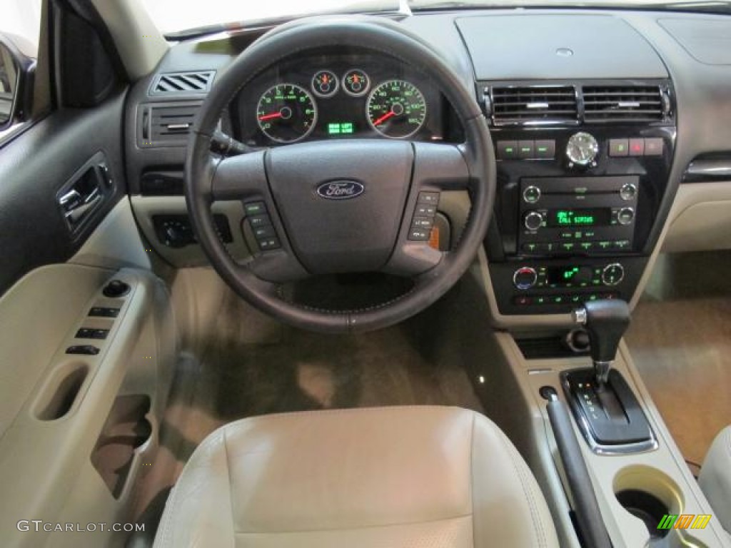 2009 Ford Fusion SEL V6 Medium Light Stone Dashboard Photo #74009358