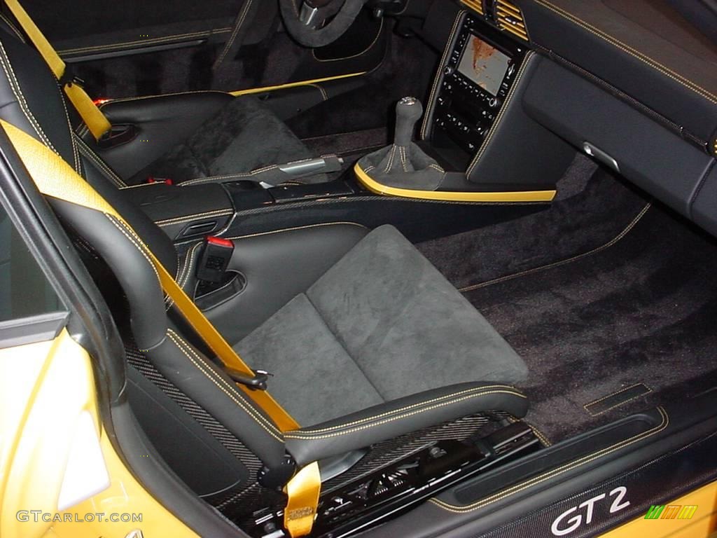 2009 911 GT2 - Speed Yellow / Black photo #14