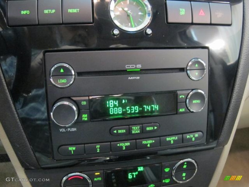 2009 Ford Fusion SEL V6 Audio System Photo #74009496