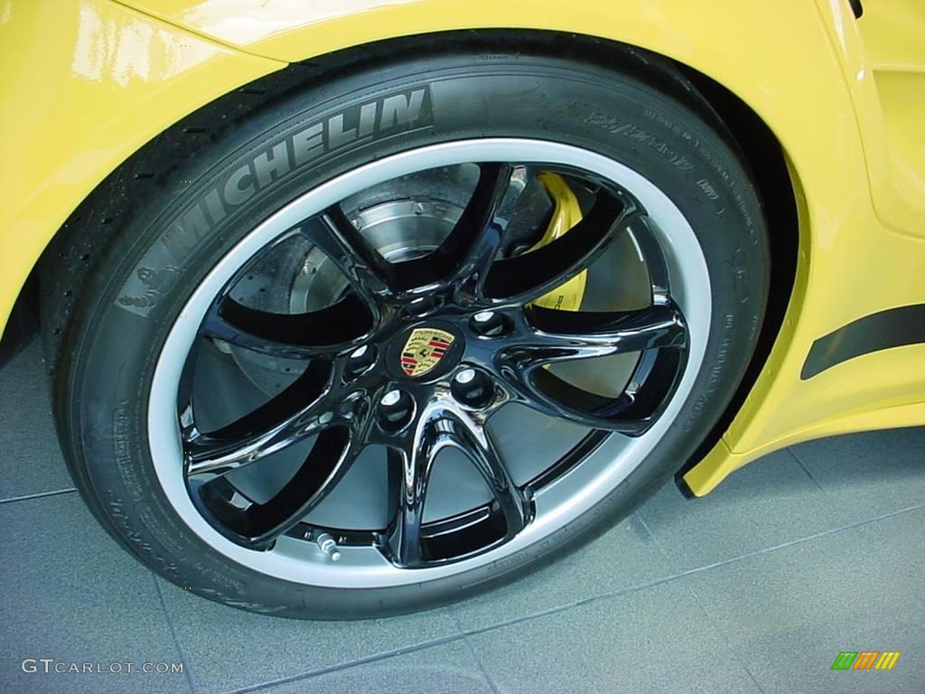 2009 911 GT2 - Speed Yellow / Black photo #17