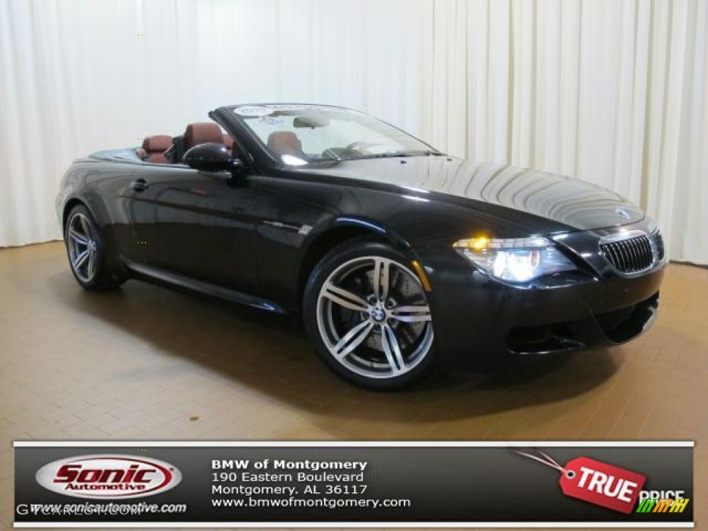 2010 M6 Convertible - Black Sapphire Metallic / Portland Brown photo #1