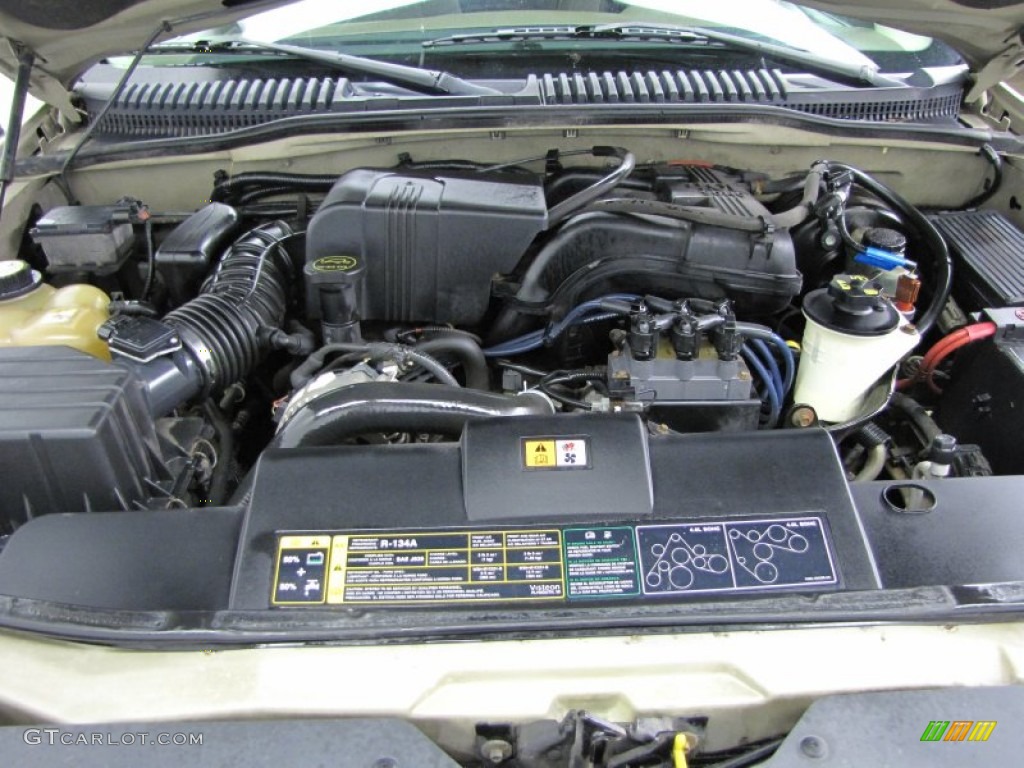 2002 Explorer XLT 4x4 - Harvest Gold Metallic / Medium Parchment photo #9