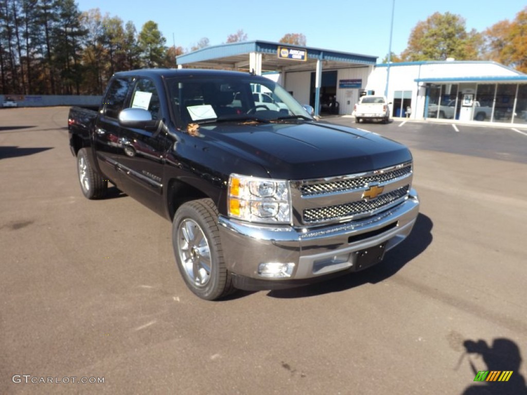 2013 Silverado 1500 LT Crew Cab - Black / Ebony photo #7