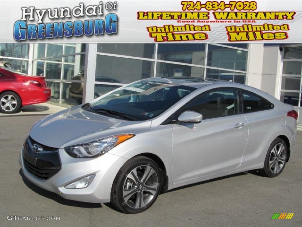 2013 Elantra Coupe SE - Silver / Gray photo #1