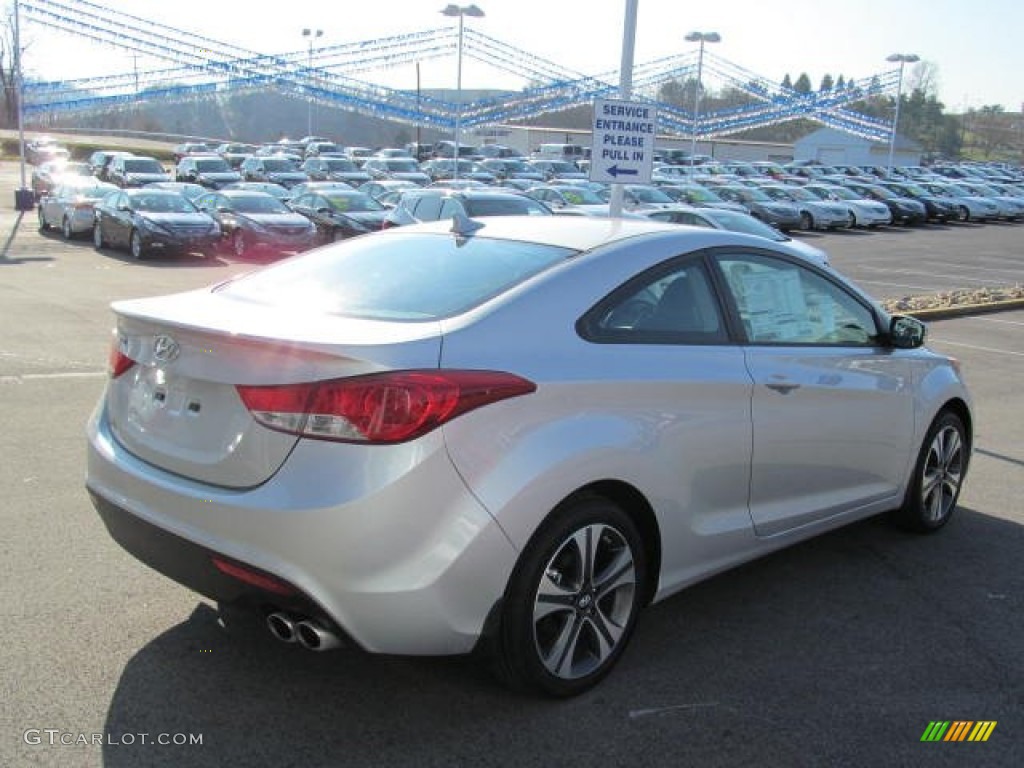 2013 Elantra Coupe SE - Silver / Gray photo #3