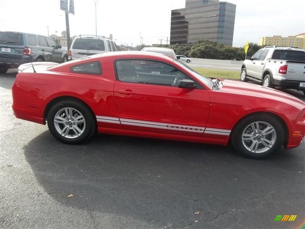 2013 Mustang V6 Coupe - Race Red / Charcoal Black photo #2