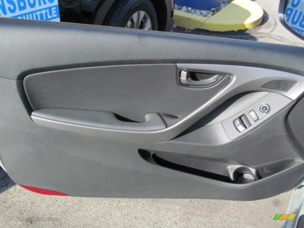 2013 Elantra Coupe SE - Silver / Gray photo #6