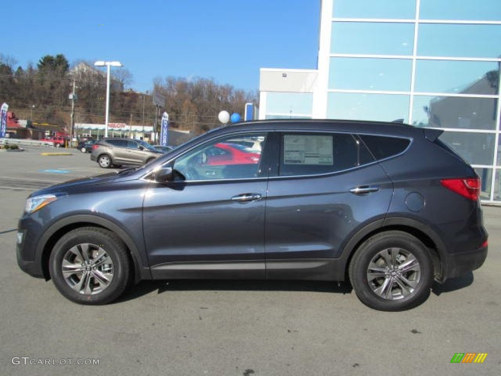 Marlin Blue 2013 Hyundai Santa Fe Sport AWD Exterior Photo #74011960