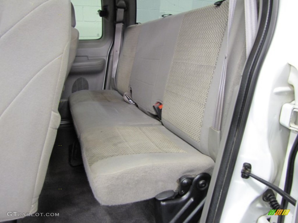 2004 F150 XLT Heritage SuperCab 4x4 - Oxford White / Heritage Graphite Grey photo #11