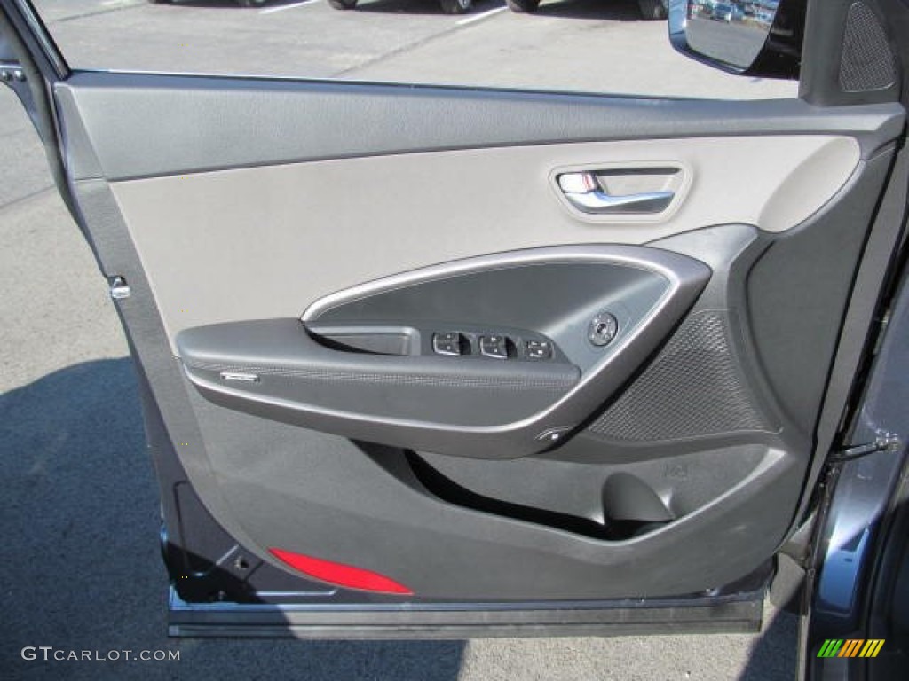 2013 Hyundai Santa Fe Sport AWD Gray Door Panel Photo #74012056