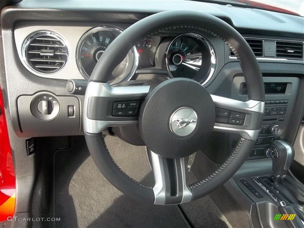 2013 Mustang V6 Coupe - Race Red / Charcoal Black photo #14