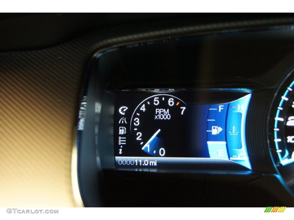 2013 Taurus SHO AWD - Ruby Red Metallic / SHO Charcoal Black/Mayan Gray Miko Suede photo #34