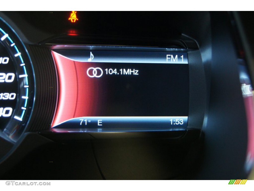 2013 Taurus SHO AWD - Ruby Red Metallic / SHO Charcoal Black/Mayan Gray Miko Suede photo #36