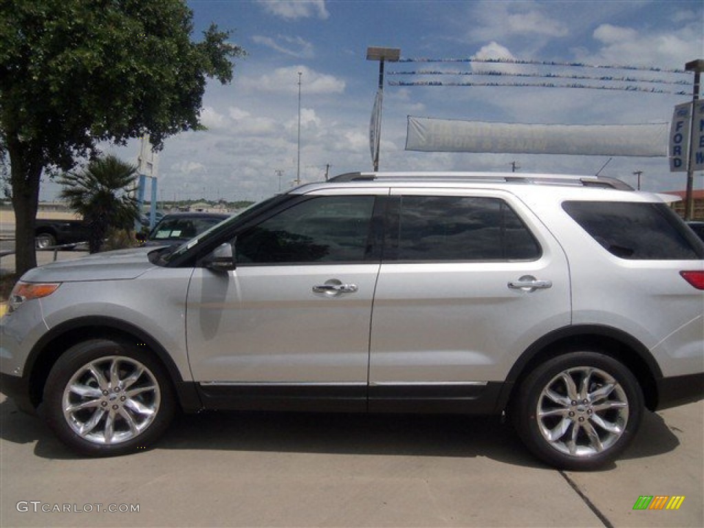 2013 Explorer Limited - Ingot Silver Metallic / Charcoal Black photo #2