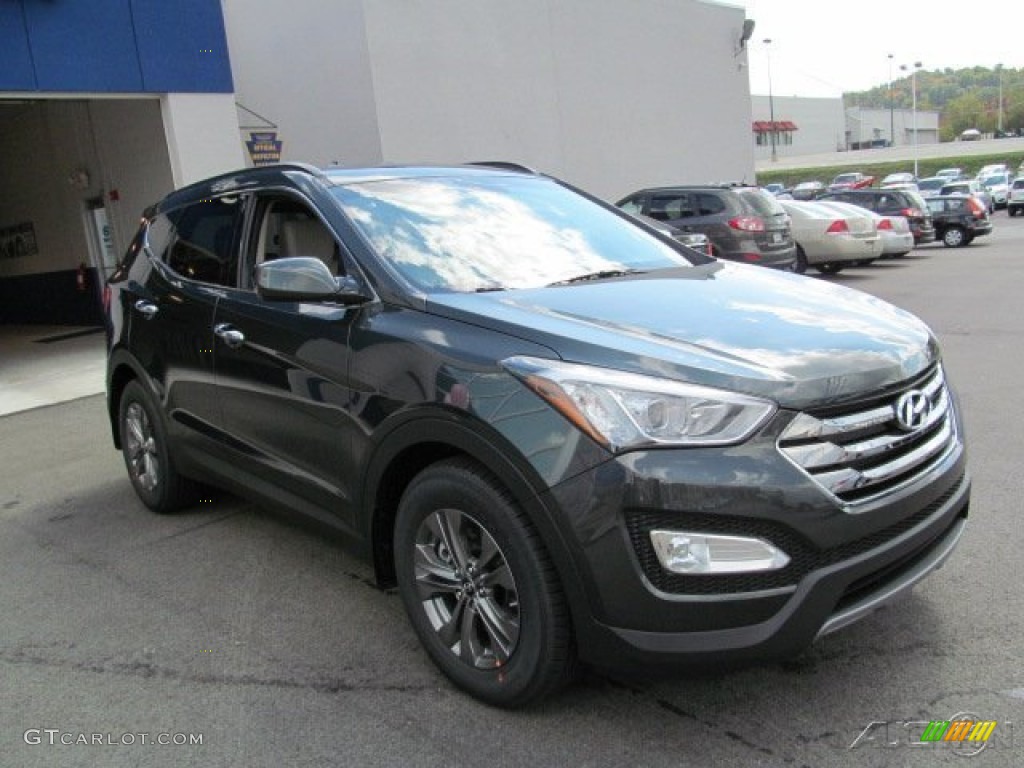 Juniper Green 2013 Hyundai Santa Fe Sport AWD Exterior Photo #74013569