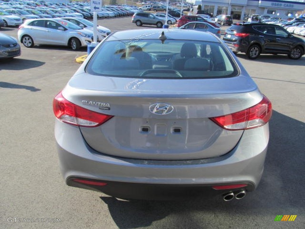 2013 Elantra Coupe GS - Titanium Gray Metallic / Gray photo #4
