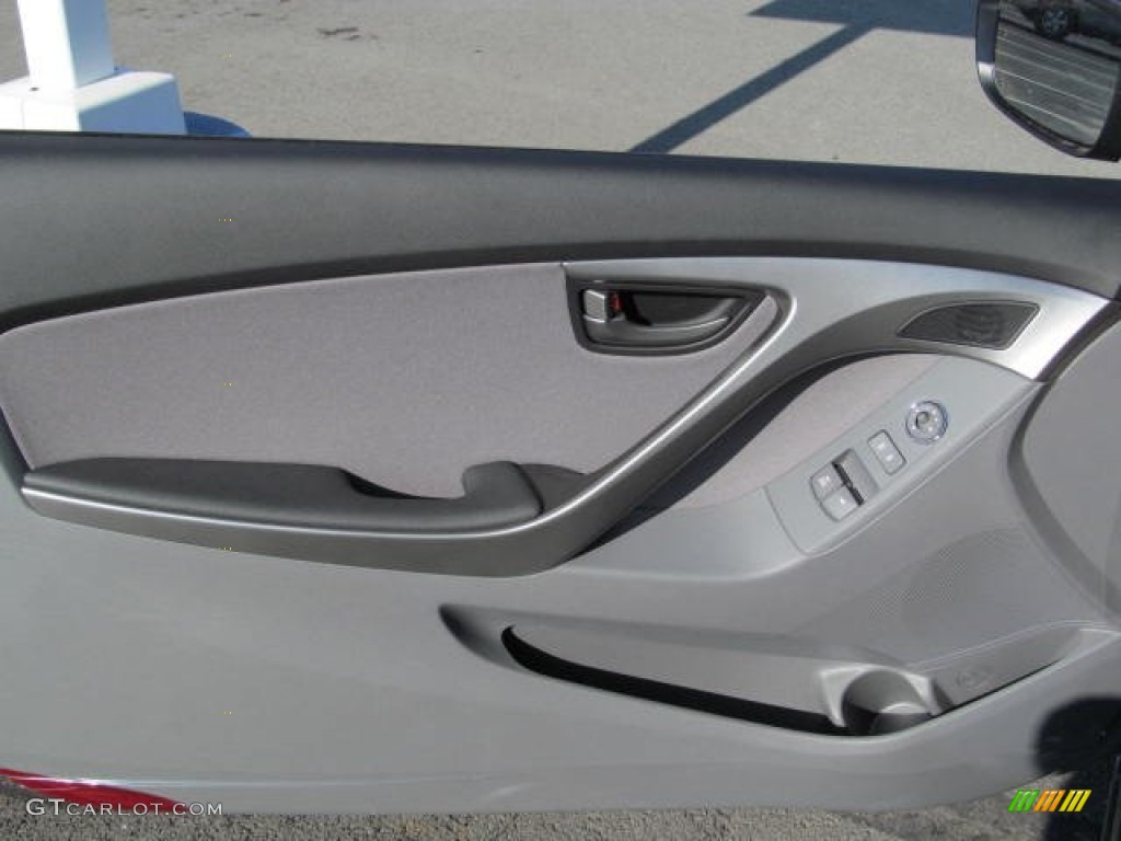 2013 Elantra Coupe GS - Titanium Gray Metallic / Gray photo #6