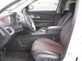 2012 GMC Terrain Brownstone Interior Front Seat Photo