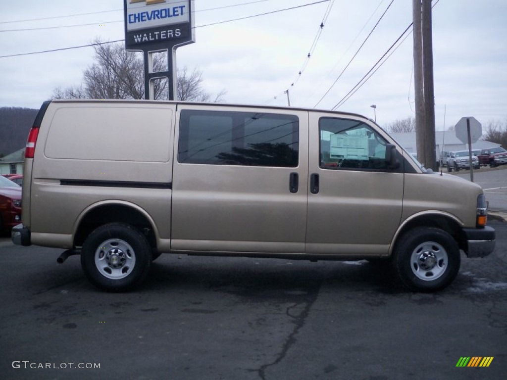 2013 Express 2500 Cargo Van - Sandstone Metallic / Neutral photo #4