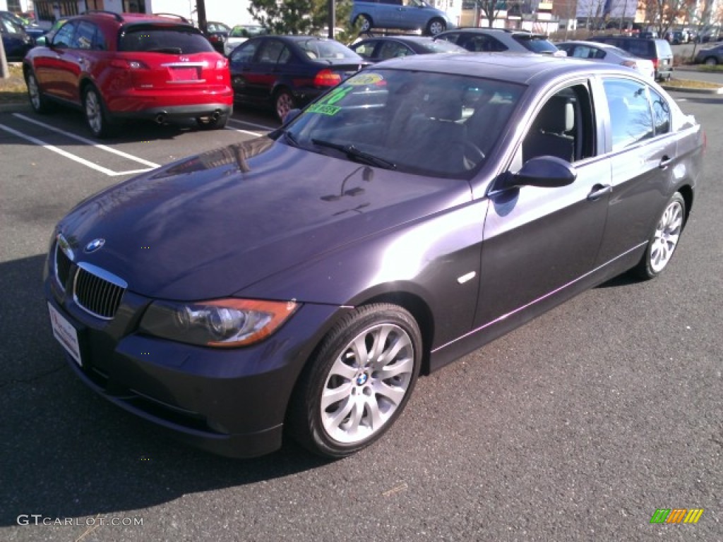 2006 3 Series 330xi Sedan - Sparkling Graphite Metallic / Grey photo #1