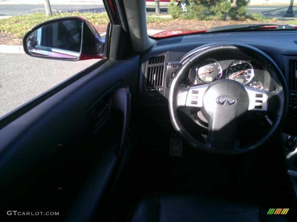 2003 FX 45 AWD - Laser Red / Graphite Black photo #11