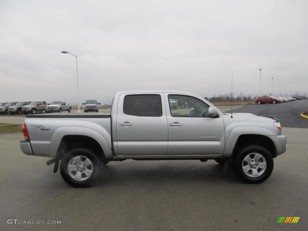 2008 Tacoma V6 TRD Sport Double Cab 4x4 - Silver Streak Mica / Graphite Gray photo #4