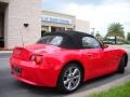 2004 Bright Red BMW Z4 3.0i Roadster  photo #6