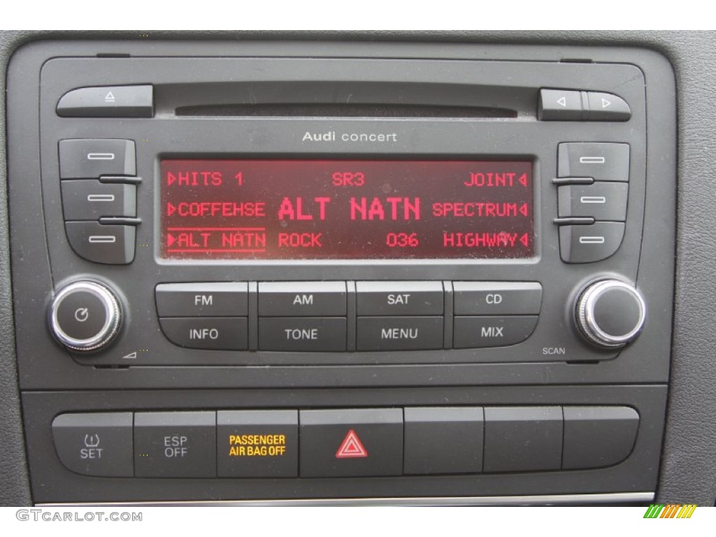 2010 Audi A3 2.0 TDI Audio System Photo #74018417