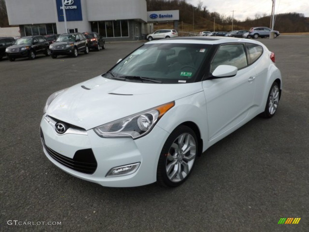 Century White 2012 Hyundai Veloster Standard Veloster Model Exterior Photo #74019871