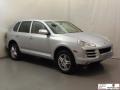 2010 Crystal Silver Metallic Porsche Cayenne Tiptronic  photo #3