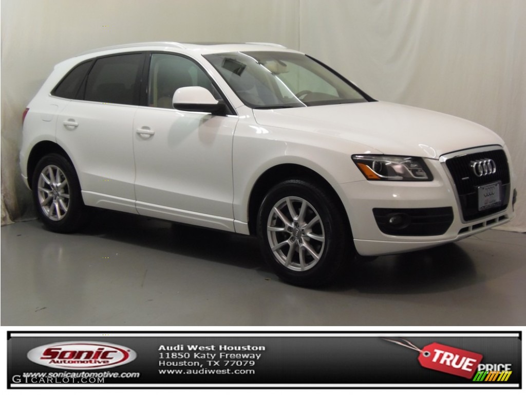 2009 Q5 3.2 Premium quattro - Ibis White / Cardamom Beige photo #1