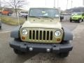 2013 Commando Green Jeep Wrangler Rubicon 4x4  photo #3