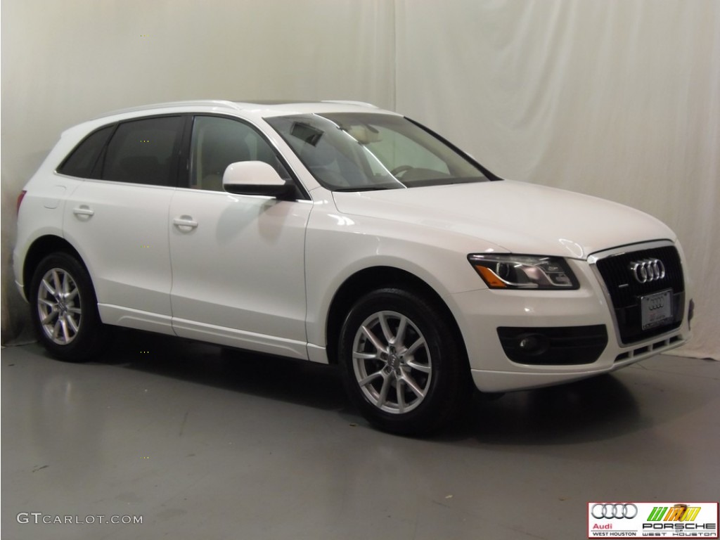 2009 Q5 3.2 Premium quattro - Ibis White / Cardamom Beige photo #2