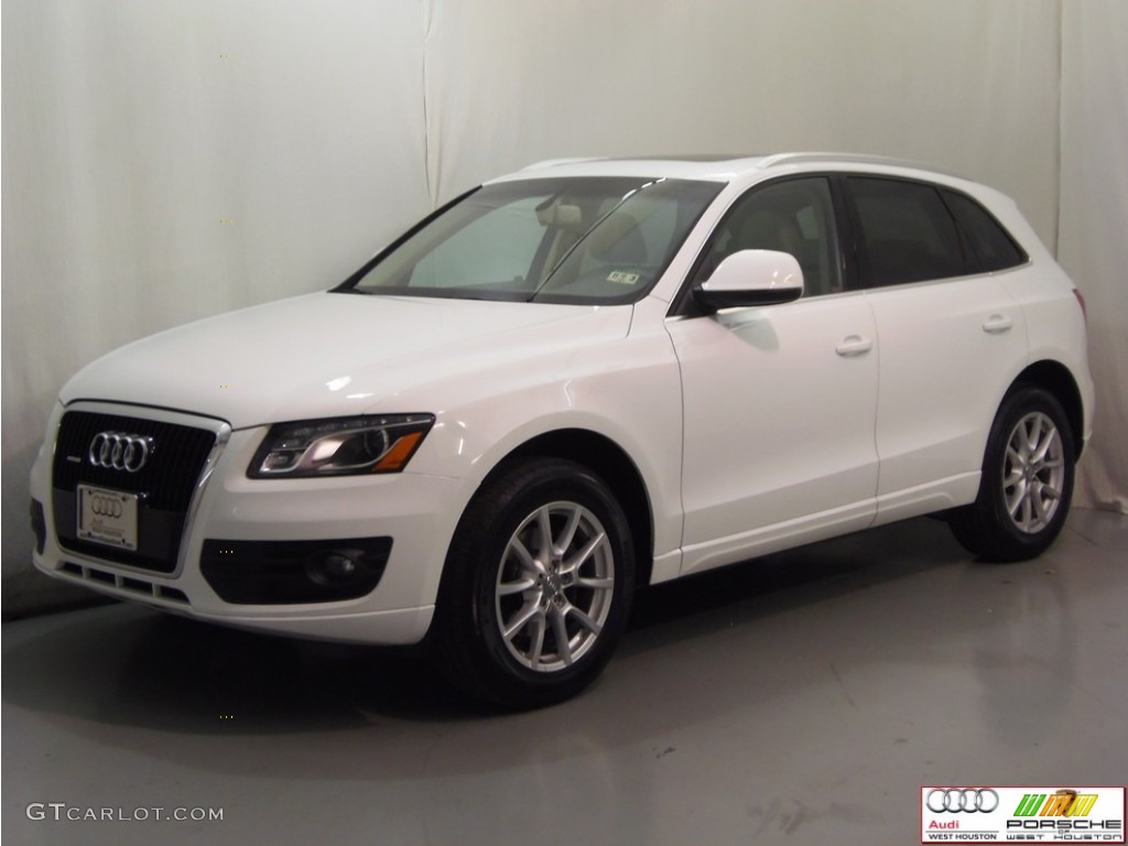 2009 Q5 3.2 Premium quattro - Ibis White / Cardamom Beige photo #3