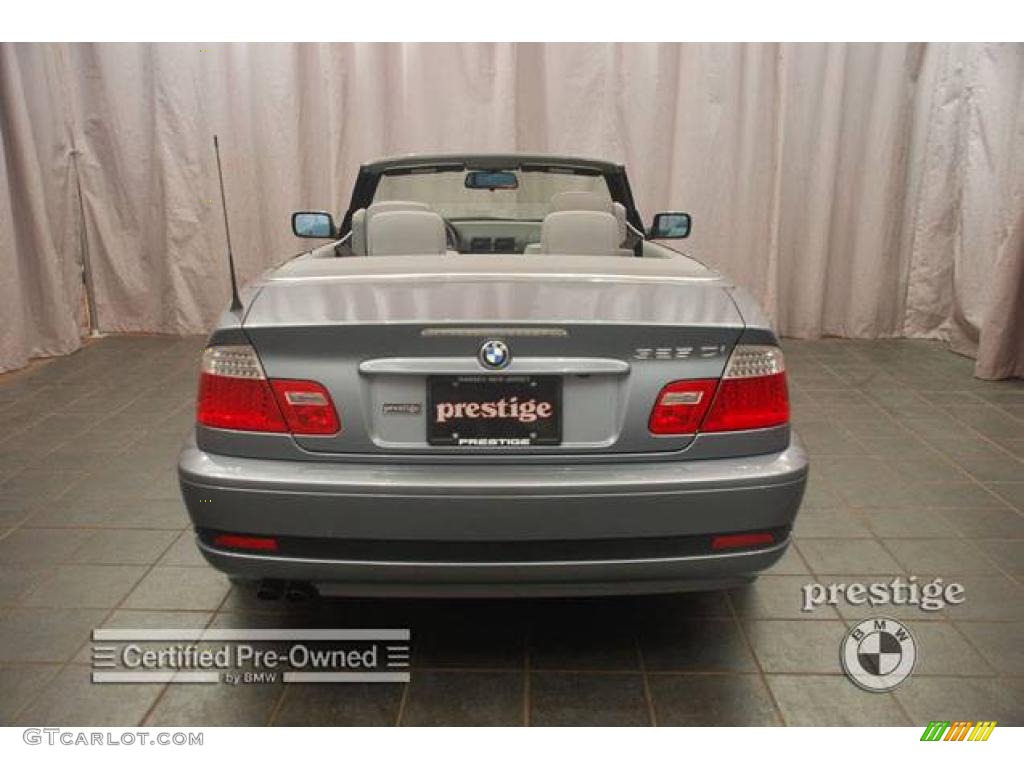2006 3 Series 325i Convertible - Silver Grey Metallic / Grey photo #2