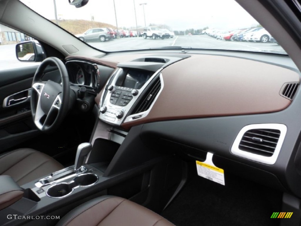 2013 GMC Terrain SLT AWD Brownstone Dashboard Photo #74022108