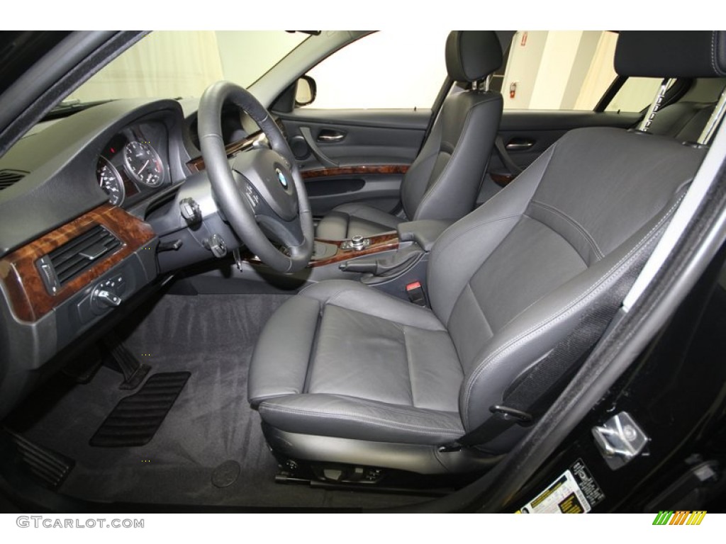 2010 3 Series 335i Sedan - Jet Black / Black photo #3