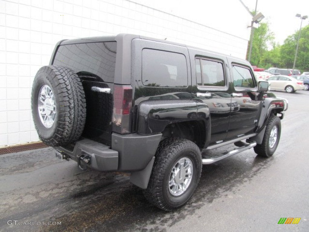 2007 H3 X - Black / Ebony Black photo #8
