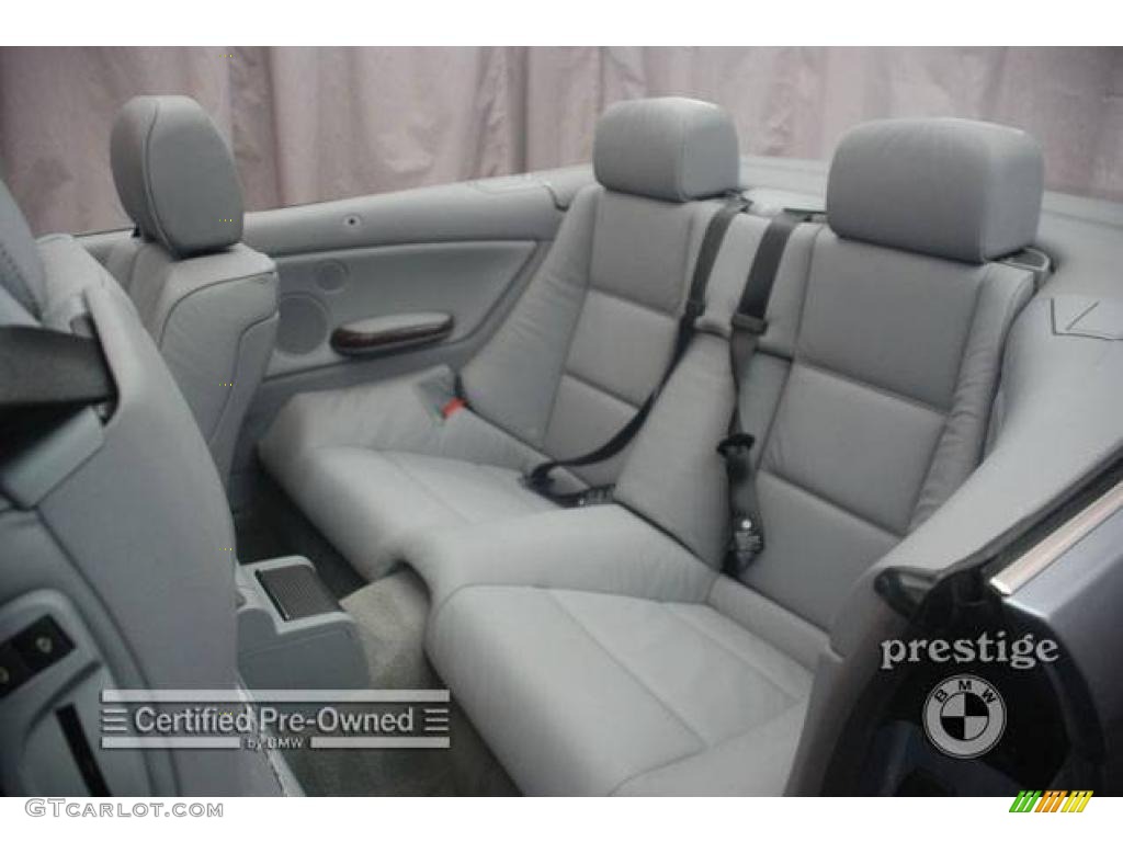 2006 3 Series 325i Convertible - Silver Grey Metallic / Grey photo #12