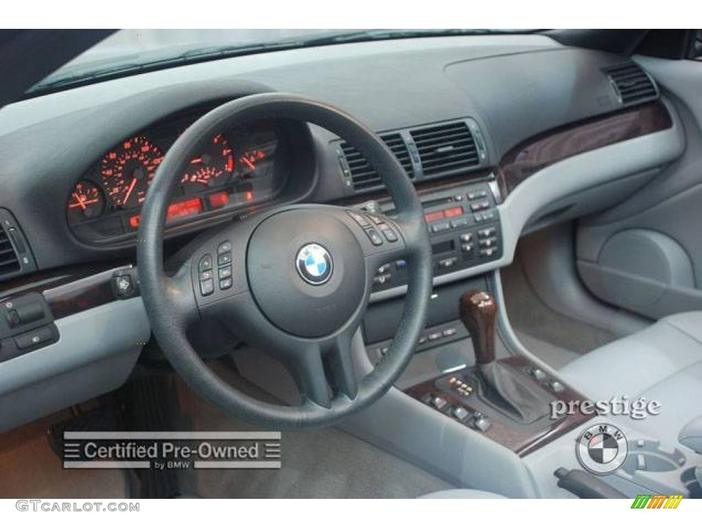 2006 3 Series 325i Convertible - Silver Grey Metallic / Grey photo #14