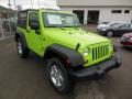 2013 Gecko Green Jeep Wrangler Sport 4x4  photo #4