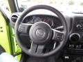 Black 2013 Jeep Wrangler Sport 4x4 Steering Wheel