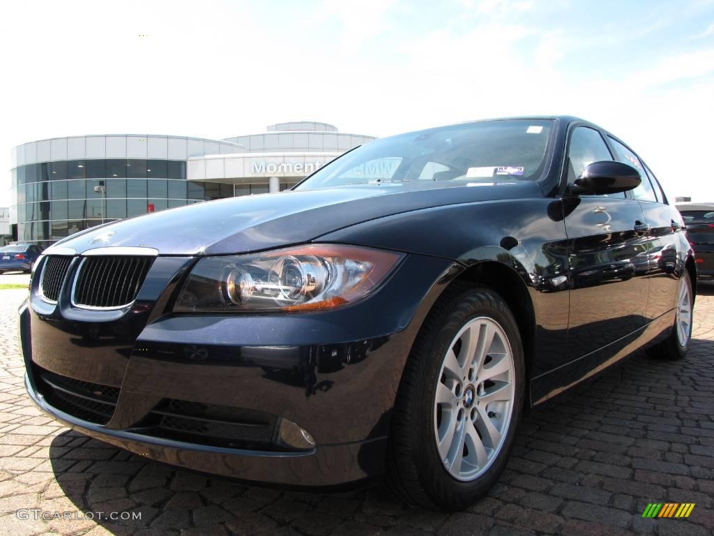 2007 3 Series 328i Sedan - Monaco Blue Metallic / Grey photo #9